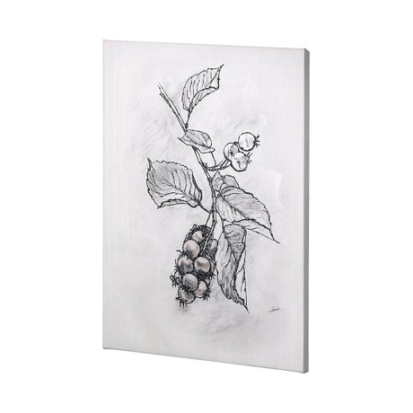 Wildberry Collection Saskatoonberry by Ariana a Hand Embellished Textured Canvas from Mercana - Luna Furniture
