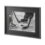 Sports Collection Hockey by Mercana Studio Hand Embellished Framed Art Print Matted under Glass from Mercana - Luna Furniture