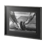 Sports Collection Football by Mercana Studio Hand Embellished Framed Art Print Matted under Glass from Mercana - Luna Furniture