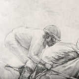 Horse Racing I by Mercana Studio a Hand Embellished Textured Canvas from Mercana - Luna Furniture
