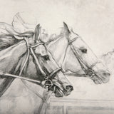 Horse Racing I by Mercana Studio a Hand Embellished Textured Canvas from Mercana - Luna Furniture