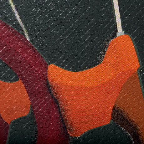 Bike Handle Green by Alarm a Hand Embellished Textured Canvas from Mercana - Luna Furniture