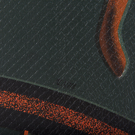 Bike Handle Green by Alarm a Hand Embellished Textured Canvas from Mercana - Luna Furniture