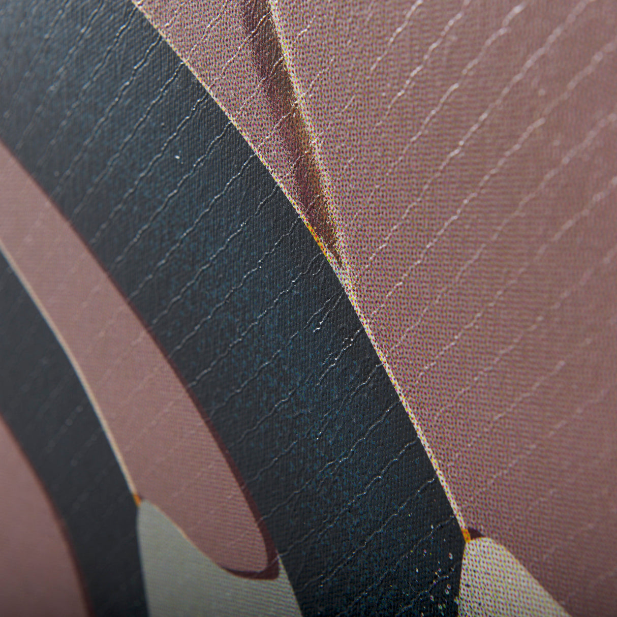 Bike Handle Pink by Alarm a Hand Embellished Textured Canvas from Mercana - Luna Furniture