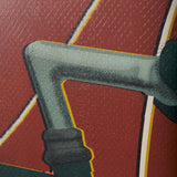 Bike Handle Orange by Alarm a Hand Embellished Textured Canvas from Mercana - Luna Furniture