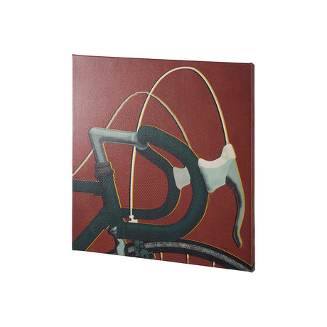Bike Handle Orange by Alarm a Hand Embellished Textured Canvas from Mercana - Luna Furniture
