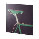 Bike Saddle Purple by Alarm a Hand Embellished Textured Canvas from Mercana - Luna Furniture