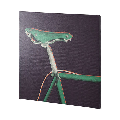 Bike Saddle Purple by Alarm a Hand Embellished Textured Canvas from Mercana - Luna Furniture