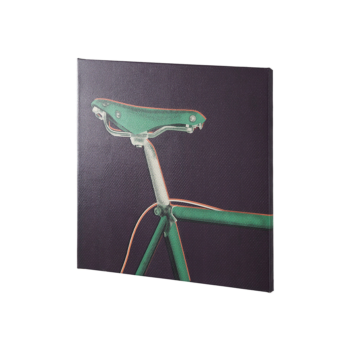 Bike Saddle Purple by Alarm a Hand Embellished Textured Canvas from Mercana - Luna Furniture