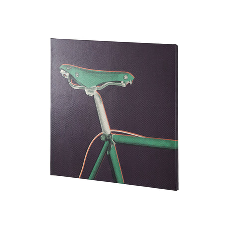 Bike Saddle Purple by Alarm a Hand Embellished Textured Canvas from Mercana - Luna Furniture