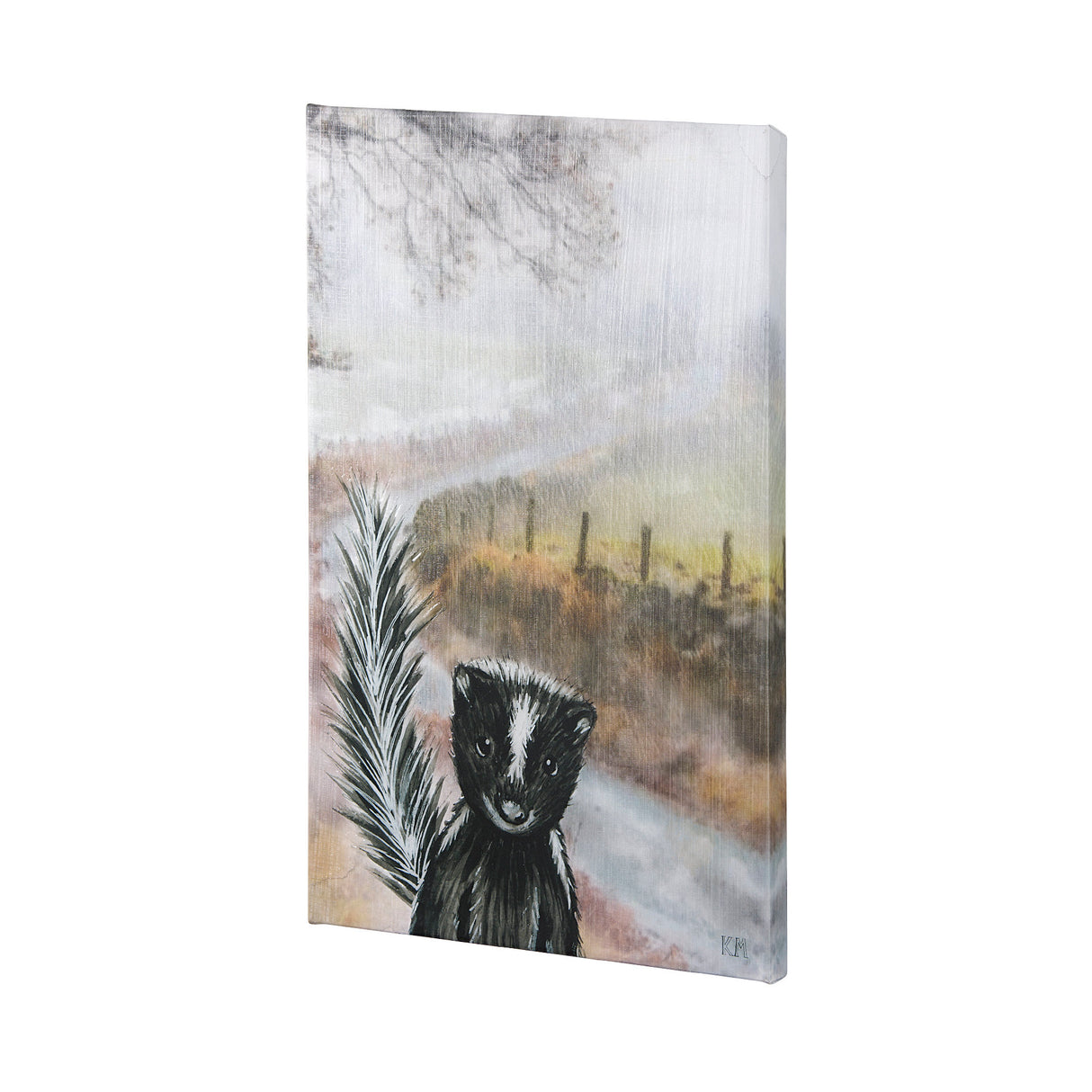 Country Skunk by Mercana Studio a Hand Embellished Textured Canvas from Mercana - Luna Furniture