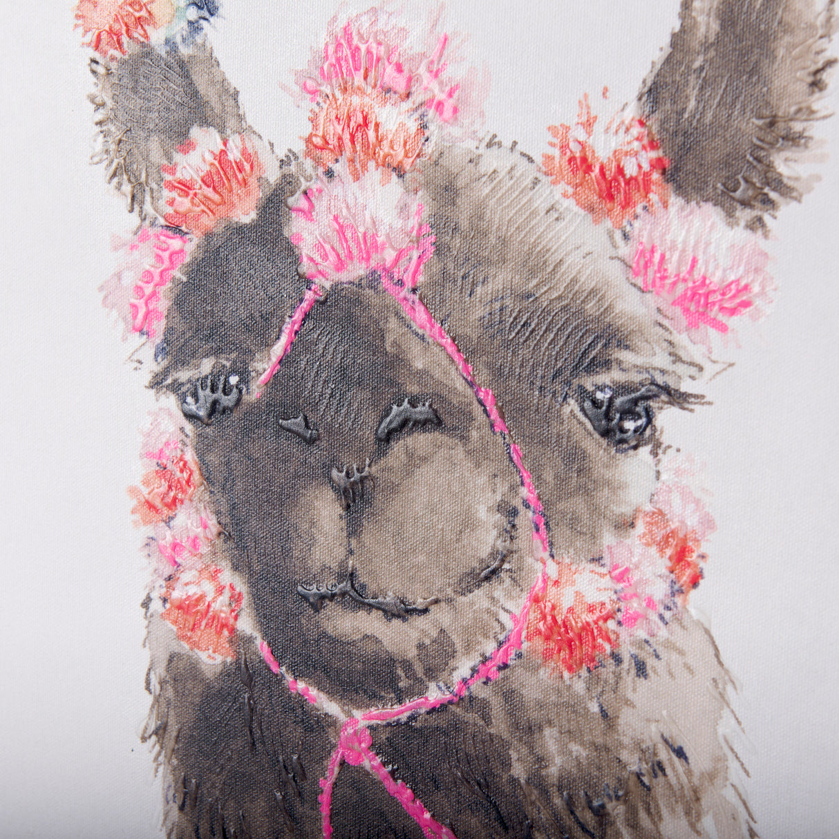 Lama II by Mercana Studio a Hand Embellished Textured Canvas from Mercana - Luna Furniture