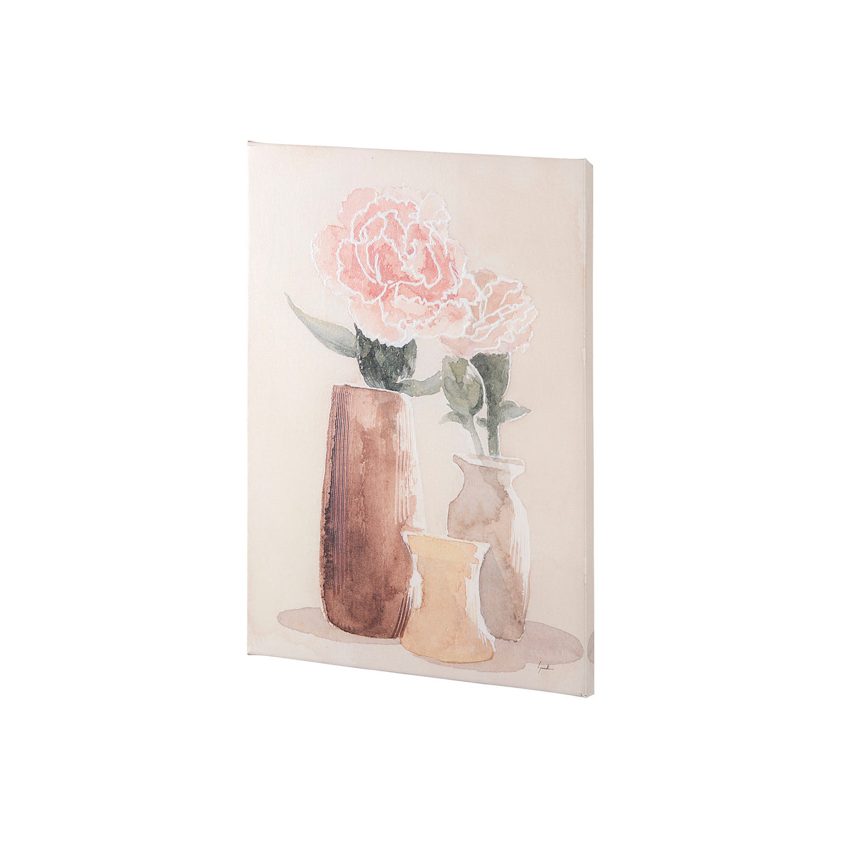 Boho Flowers I by Gabrielle Crawford a Hand Embellished Textured Canvas from Mercana - Luna Furniture