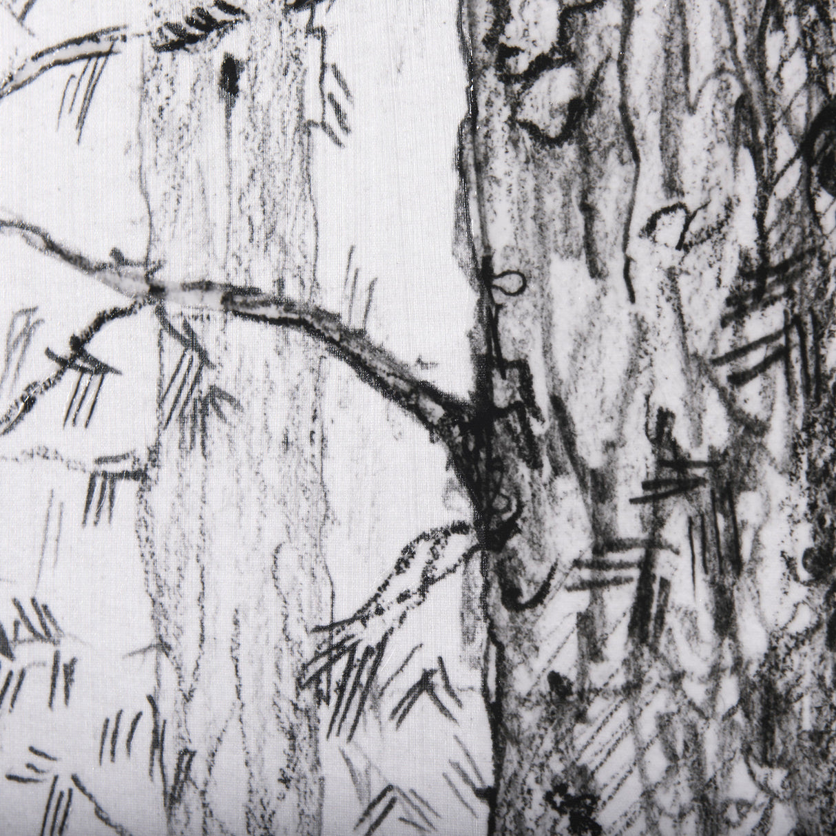 Forest BW I by Ariana a Hand Embellished Textured Canvas from Mercana - Luna Furniture