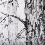 Forest BW I by Ariana a Hand Embellished Textured Canvas from Mercana - Luna Furniture