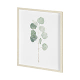 Soft Eucalyptus Branch I by Emma Scarvey Hand Embellished Framed Art Print Matted under Glass from Mercana - Luna Furniture