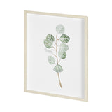 Soft Eucalyptus Branch III by Emma Scarvey Hand Embellished Framed Art Print Matted under Glass from Mercana - Luna Furniture