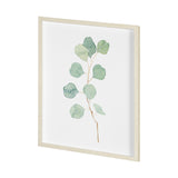 Soft Eucalyptus Branch IV by Emma Scarvey Hand Embellished Framed Art Print Matted under Glass from Mercana - Luna Furniture