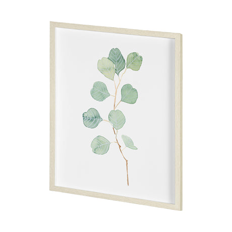 Soft Eucalyptus Branch IV by Emma Scarvey Hand Embellished Framed Art Print Matted under Glass from Mercana - Luna Furniture