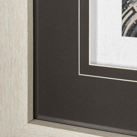 Vintage Cameras by Thomas Brown a Hand Embellished Textured Framed Art Print Matted under Glass from Mercana - Luna Furniture