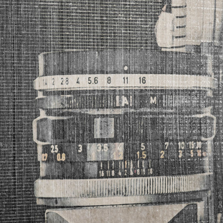 Vintage Cameras by Thomas Brown a Hand Embellished Textured Framed Art Print Matted under Glass from Mercana - Luna Furniture