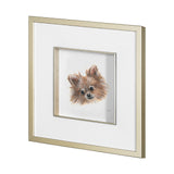 Frankie (Pomeranian 1) by Mercana Studio Hand Embellished Framed Art Print Matted under Glass from Mercana - Luna Furniture