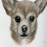 Charlote (Chihuahua) by Mercana Studio Hand Embellished Textured Framed Art Print Matted under Glass from Mercana - Luna Furniture