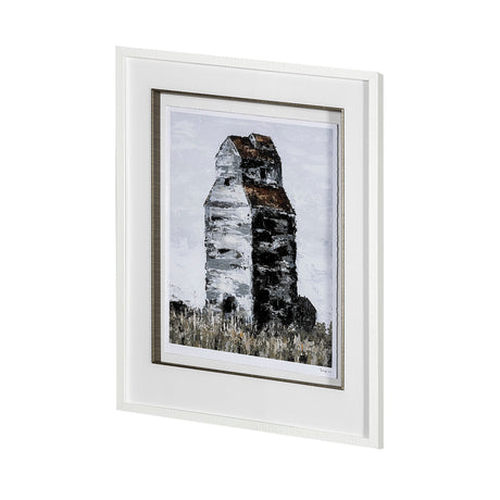 Abandoned Grain Elevator II by Mercana Studio Hand Embelished Framed Art Print Matted under Glass from Mercana - Luna Furniture