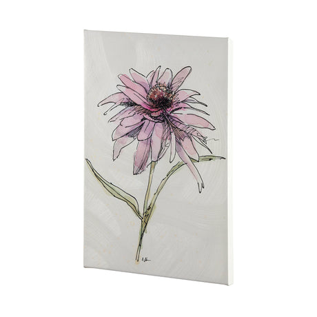 Echinacea I by Mercana Studio a Hand Embellished Textured Canvas from Mercana - Luna Furniture