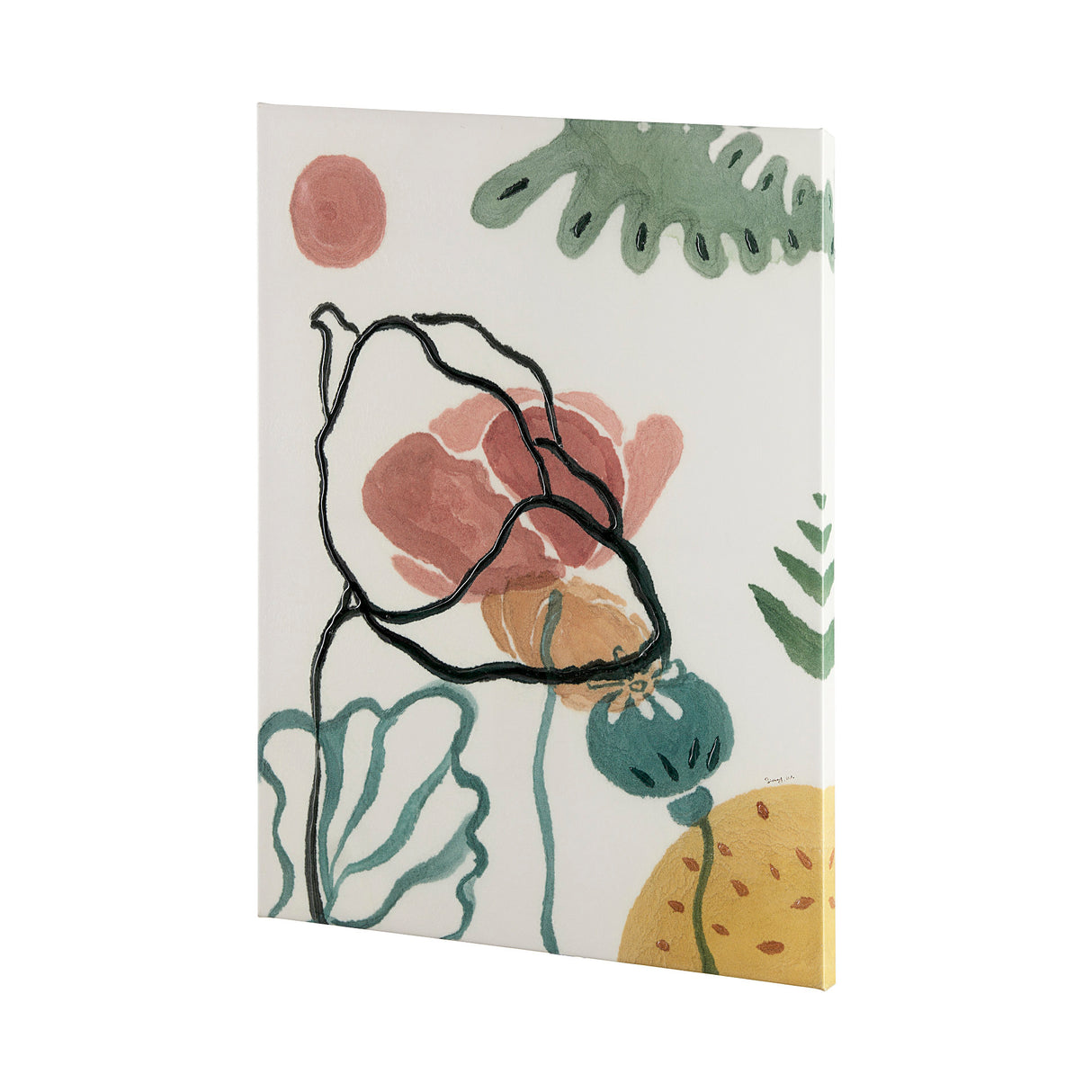 Before Summer I by Mercana Studio a Hand Embellished Textured Canvas from Mercana - Luna Furniture
