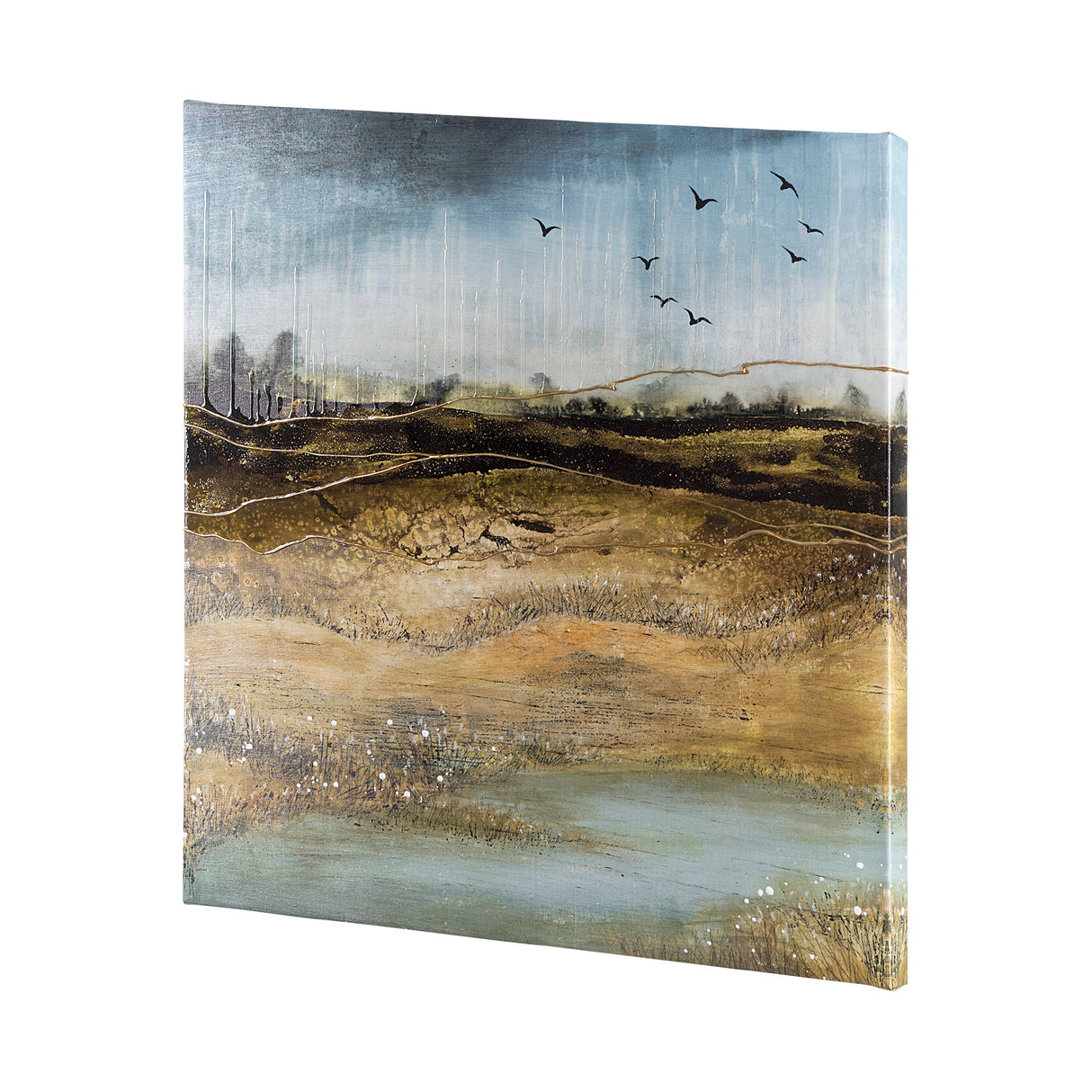 Daily Fly Over by Julie Devine a Canvas Print from Mercana - Luna Furniture