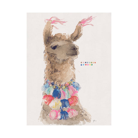 Lama I by Mercana Studio a Hand Embellished Textured Canvas from Mercana - Luna Furniture
