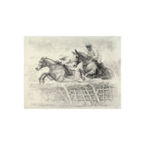 Horse Racing II by Mercana Studio a Hand Embellished Textured Canvas from Mercana - Luna Furniture