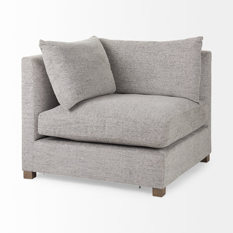 Valence 7 Medium Gray Modular Sofa Set (Included 2 x Ottoman) from Mercana - Luna Furniture