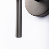 Boltern II 6x12 Black Toned Glass Globe Wall Sconce from Mercana - Luna Furniture