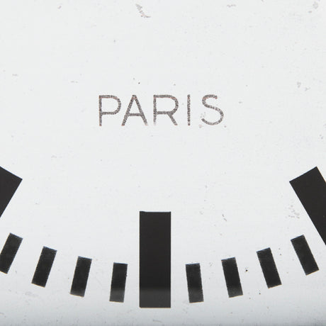 Felix Gray Metal Square Table Clock from Mercana - Luna Furniture