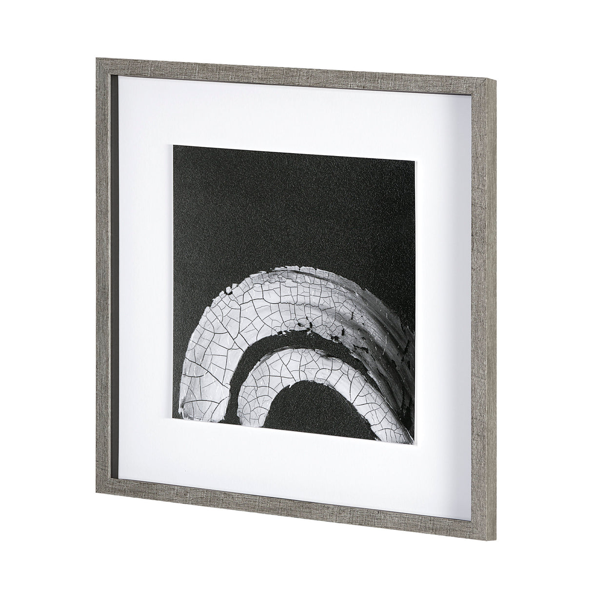 Ying (Black) by Mercana Studio a Hand Embellished Textured Framed Art Print Matted under Glass from Mercana - Luna Furniture