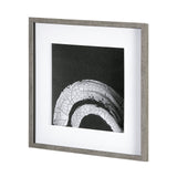 Ying (Black) by Mercana Studio a Hand Embellished Textured Framed Art Print Matted under Glass from Mercana - Luna Furniture
