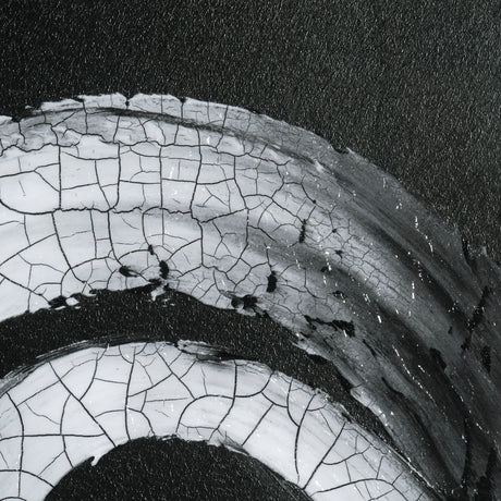 Ying (Black) by Mercana Studio a Hand Embellished Textured Framed Art Print Matted under Glass from Mercana - Luna Furniture