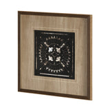 Sandpainting-Ink I by Mercana Studio a Hand Embellished Textured Framed Art Print Matted under Glass from Mercana - Luna Furniture