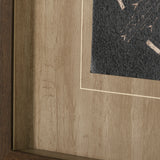 Sandpainting-Ink I by Mercana Studio a Hand Embellished Textured Framed Art Print Matted under Glass from Mercana - Luna Furniture