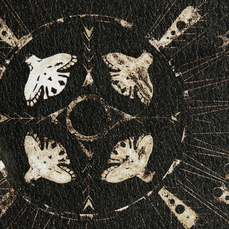 Sandpainting-Ink I by Mercana Studio a Hand Embellished Textured Framed Art Print Matted under Glass from Mercana - Luna Furniture