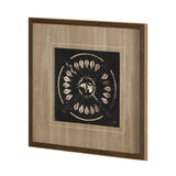 Sandpainting-Ink II by Mercana Studio Hand Embellished Textured Framed Art Print Matted under Glass from Mercana - Luna Furniture