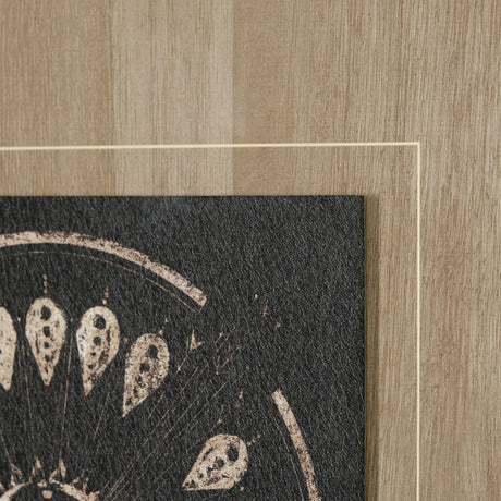 Sandpainting-Ink II by Mercana Studio Hand Embellished Textured Framed Art Print Matted under Glass from Mercana - Luna Furniture