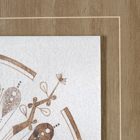 Sandpainting-Watercolor II by Mercana Studio Hand Embellished Framed Art Print Matted under Glass from Mercana - Luna Furniture