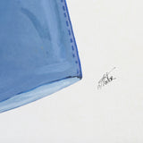 Swimsuit Blue by Mercana Studio a Hand Embellished Textured Framed Art Print Matted under Glass from Mercana - Luna Furniture