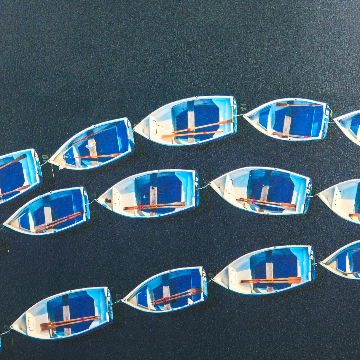Sitting Boats by Mercana Studio a Hand Embellished Textured Framed Photo Art Print Matted under Glas from Mercana - Luna Furniture