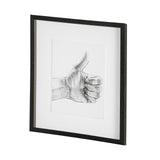 Hand Signs I by Jennifer Paxton Parker a Framed Art Print Matted under Glass from Mercana - Luna Furniture