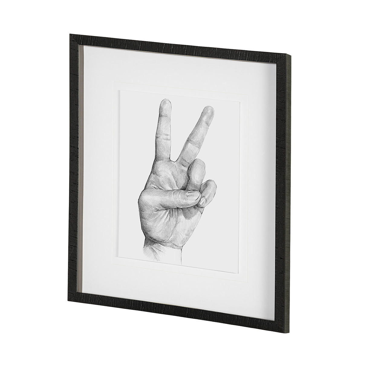 Hand Signs II by Jennifer Paxton Parker a Framed Art Print Matted under Glass from Mercana - Luna Furniture