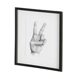 Hand Signs II by Jennifer Paxton Parker a Framed Art Print Matted under Glass from Mercana - Luna Furniture